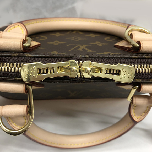 Louis Vuitton Alma BB Monogram 2way Hand Shoulder Bag Brown - Picture 5 of 11